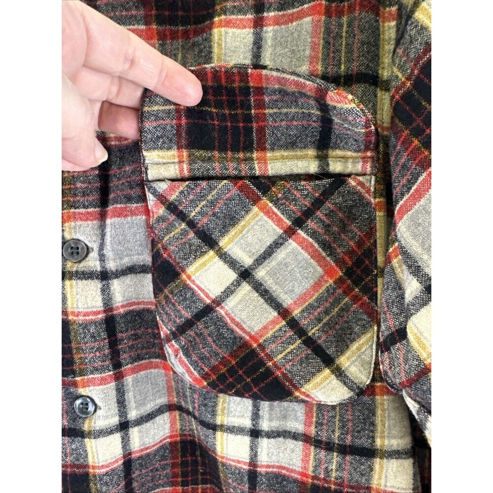 Pendleton Board Shirt Wool Button Down Collared G… - image 5